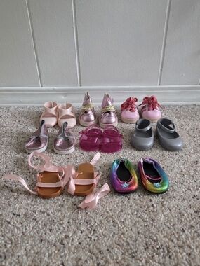 Our Generation Doll Shoes Lot Of 8 Pairs